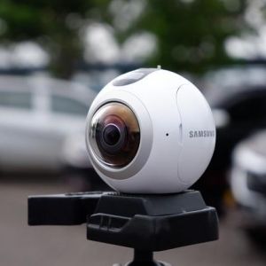 Photo showing a 360 degree camera