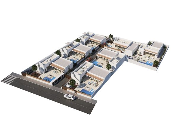 Villas Creta - La Herrada - Los Montesinos - Plot Overview 1