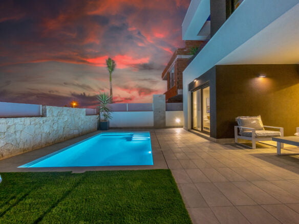 Residencial Azahar 2 - Pool night p2