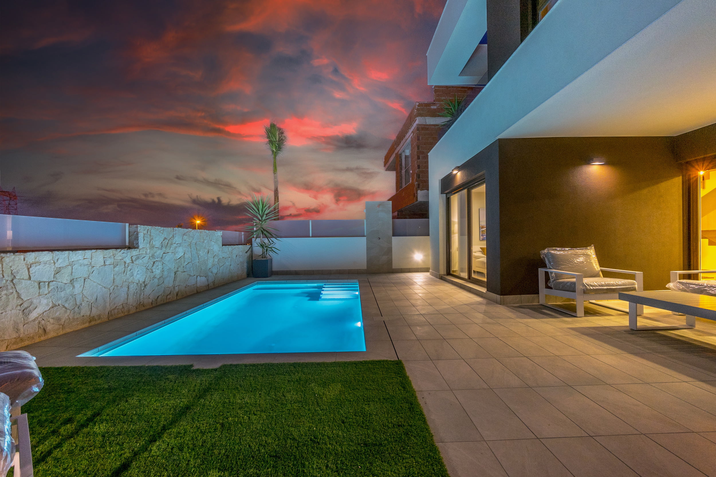 Residencial Azahar 2 – Pool night p2 Residencial Azahar 2 - Pool night p2