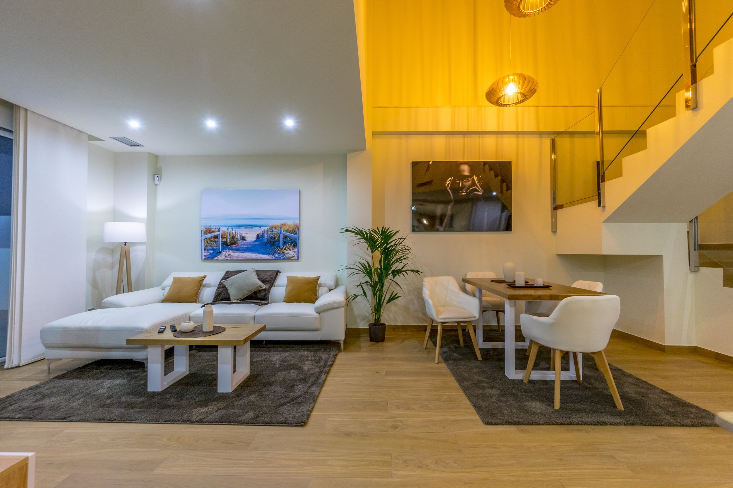 Residencial Azahar 2 – Living room night Residencial Azahar 2 - Living room night