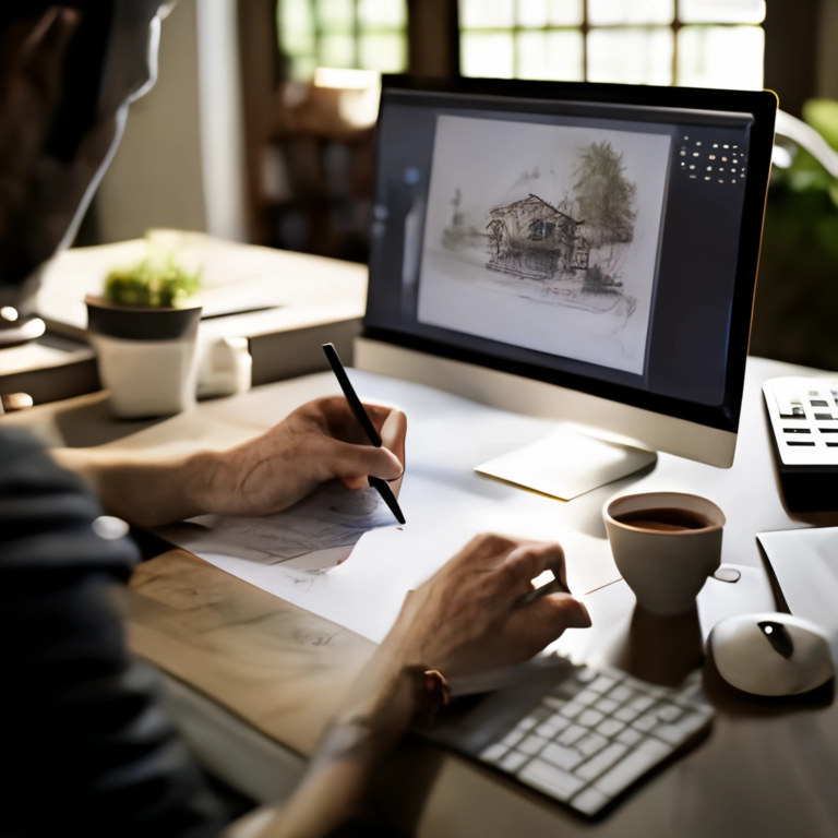 Tips for writing a property listing. Mid journey generated image.