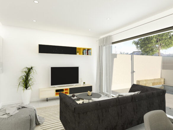 Residencial Las Dunas, San Pedro Del Pinatar - dining and living room